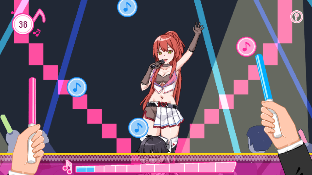 G69 动漫展的应援小游戏(依照节拍点击滑鼠左、右键)