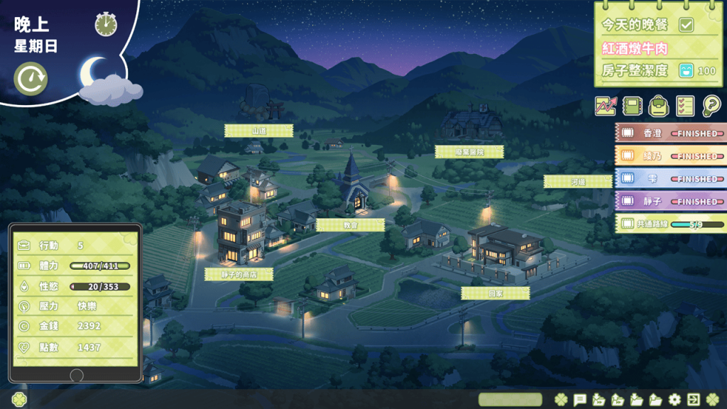 离开家以后可以拜访的区域一览