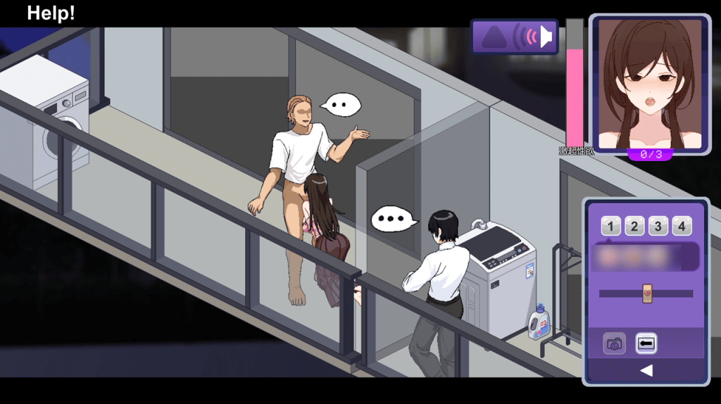 利用阳台的死角来遮蔽口交