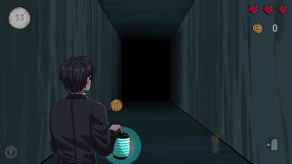 G69 动漫展的鬼屋小游戏(要躲避出现的女鬼以及蒐集路上的金币)