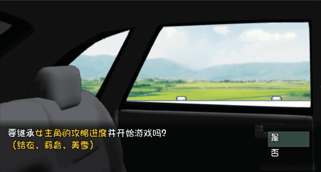 开启二週目时,系统会询问玩家 6 种不同的继承设定