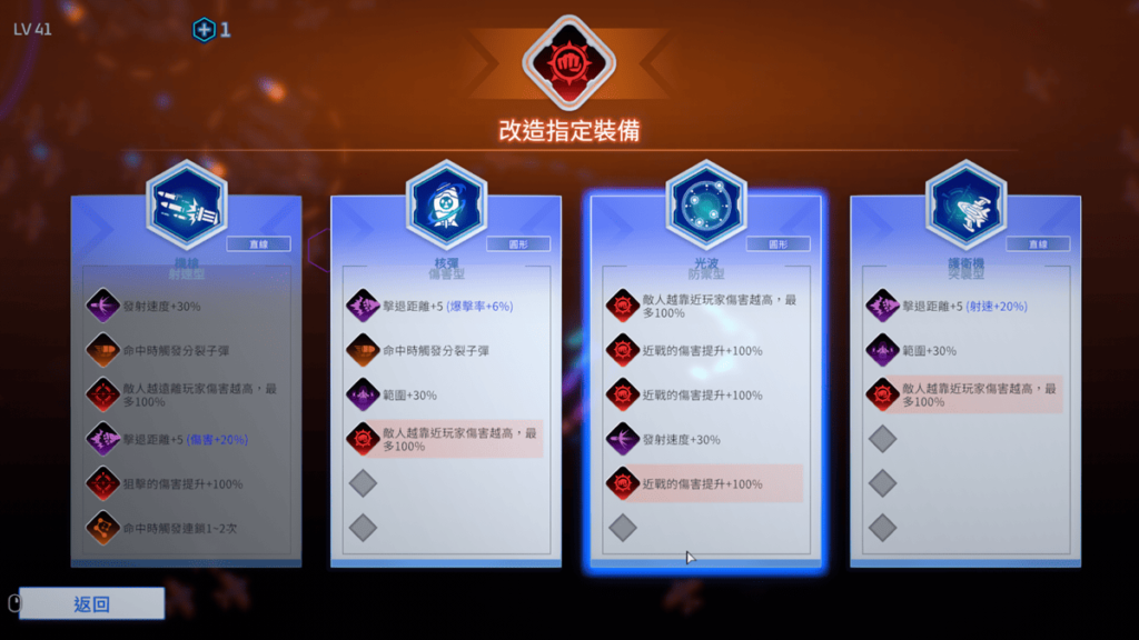 每个武器最多可以配备 6 个「改造配件」