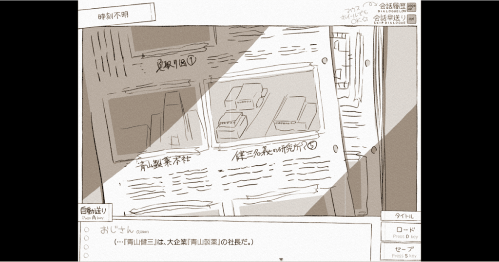 男主角做了很多关于製药集团的调查