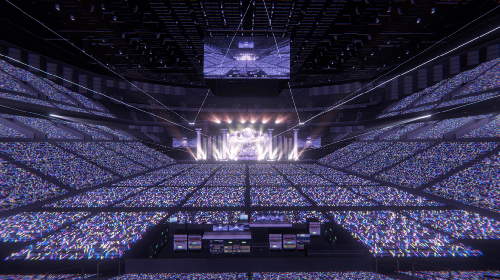 演唱会的现场「东京超级竞技场」