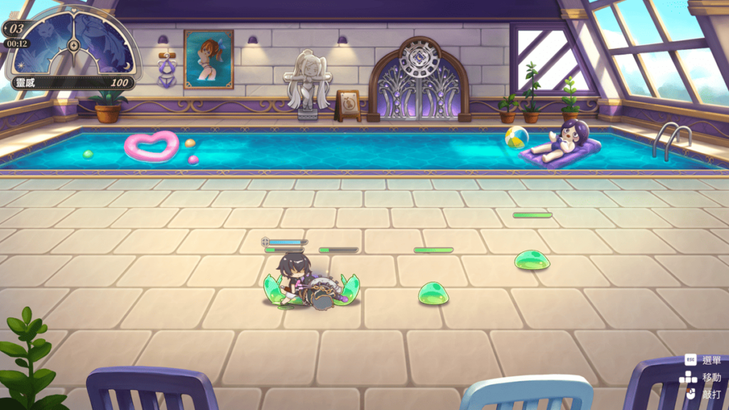 真理之门小游戏的战斗画面