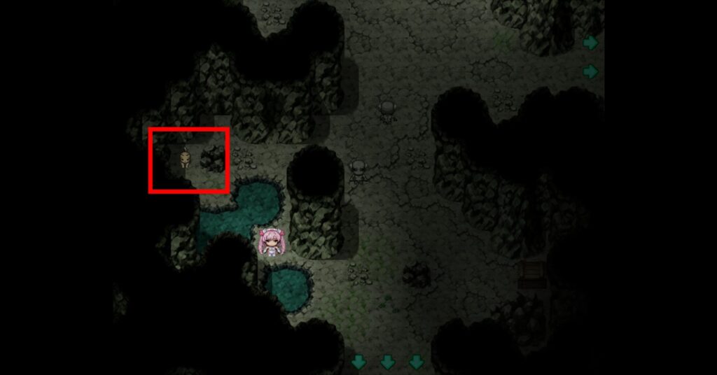 猫咪在地图上比较不起眼(红框处),需要特别留意