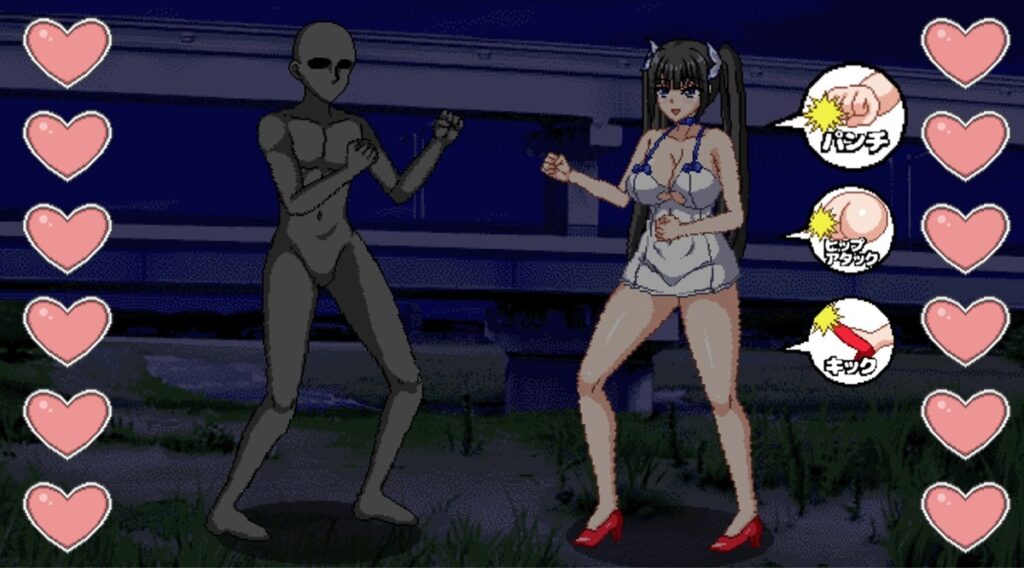 从上到下的选项,分别为:拳头、屁拳、踢击