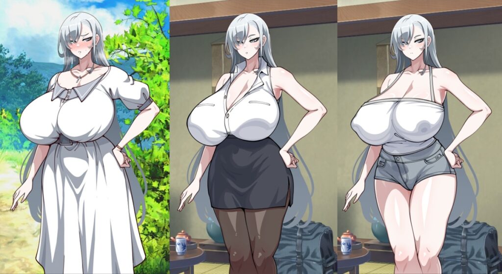 由左而右依序是私服、教师服、私服(轻鬆)