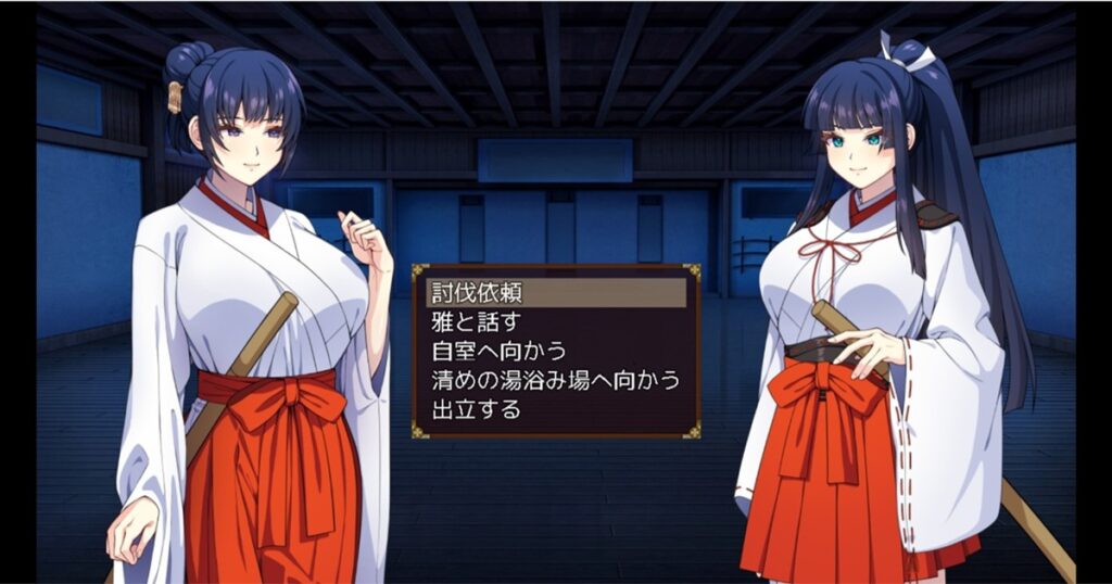 可以跟「桐生一华」的妈妈接取妖魔讨伐任务