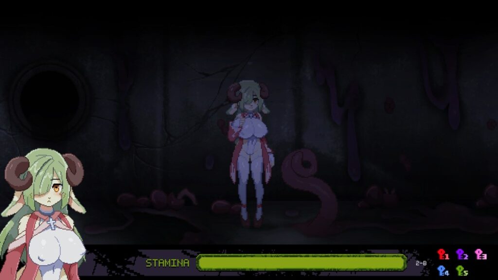 第 2 关玩法:等触手扑空缩回去的空档,快速通过该处