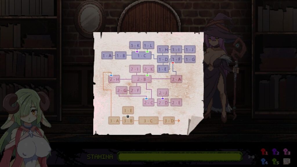 《Priestess Lust》游戏地图