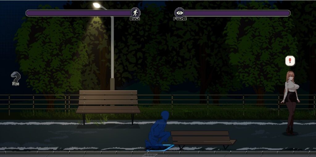 尾行小游戏是本作难度最高的小游戏