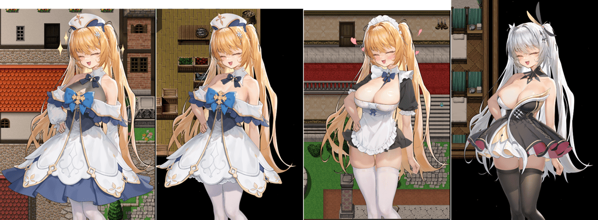 不同阶段的托莉娜