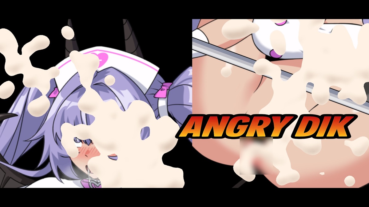 发动「── Angry Diiiiik!!!」 攻击以后,射了女魔头整身......