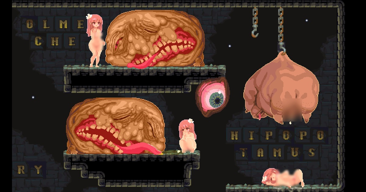 图中左侧的巨嘴怪会被尿液吸引