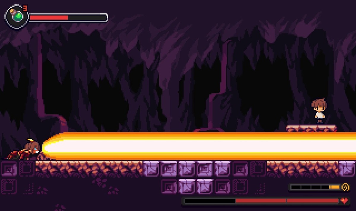 战斗中 Boss 的招式演出