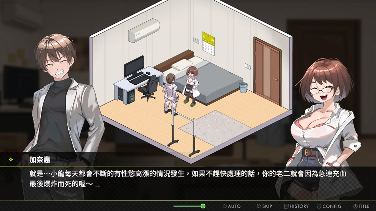 除了债务之外,男主角还被下了一种药,会随时间累积性欲,需要不断的找女性来排解