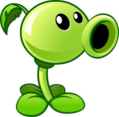 《植物大战僵尸》 中的豌豆射手,可以参考一下牠的嘴型