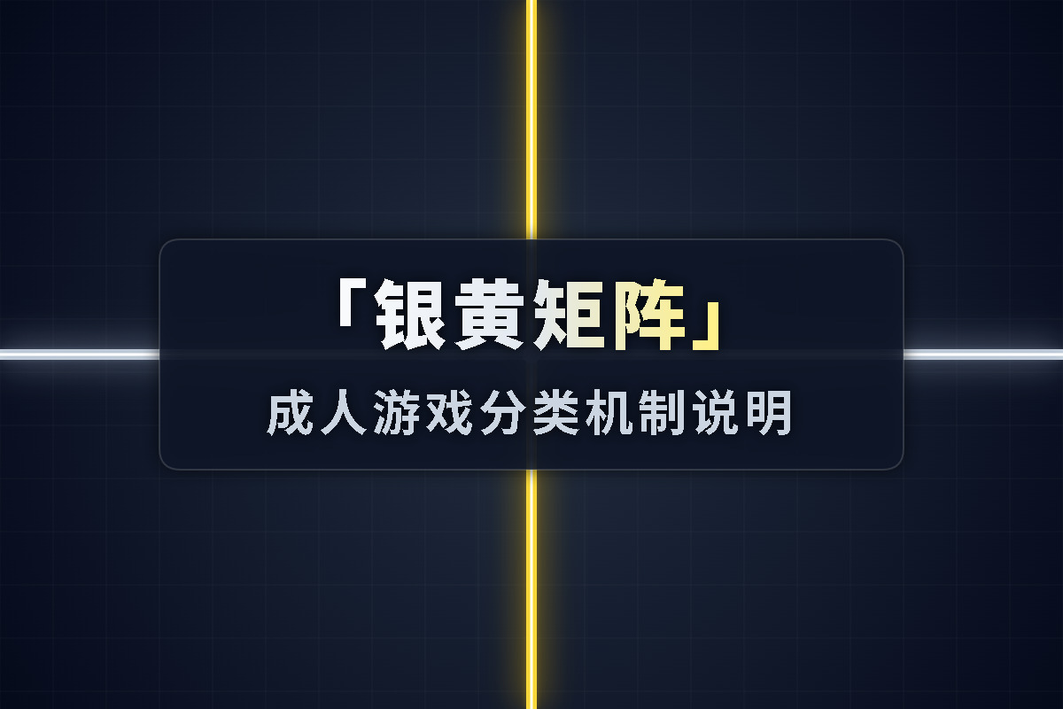 「银黄矩阵」成人游戏分类机制说明