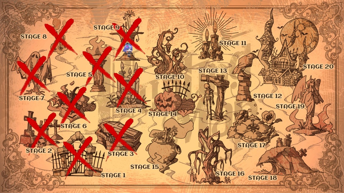 游戏的关卡地图看起来很丰富,但实际上地图都是同一张