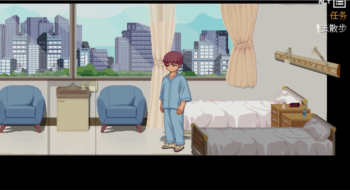 白天的医院非常祥和