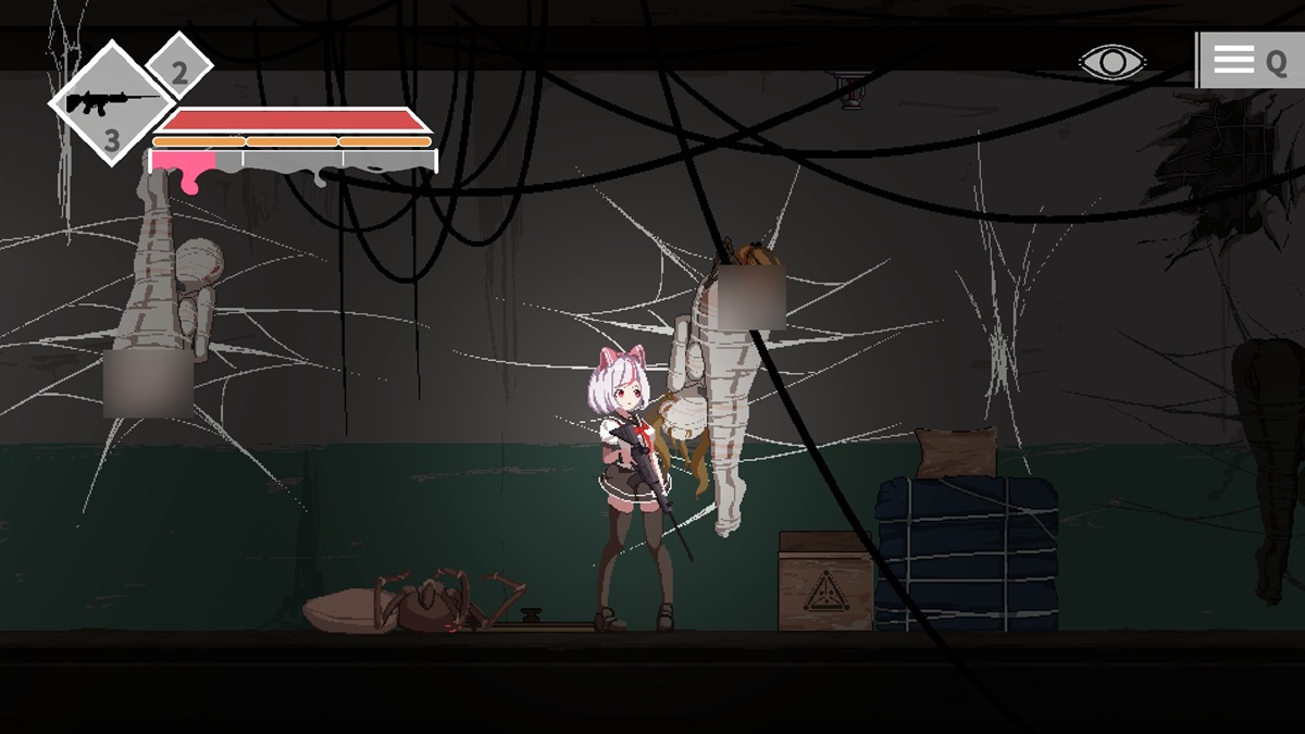 后期场景中的 H 动画(该图片中含有蜘蛛元素,请谨慎观看)