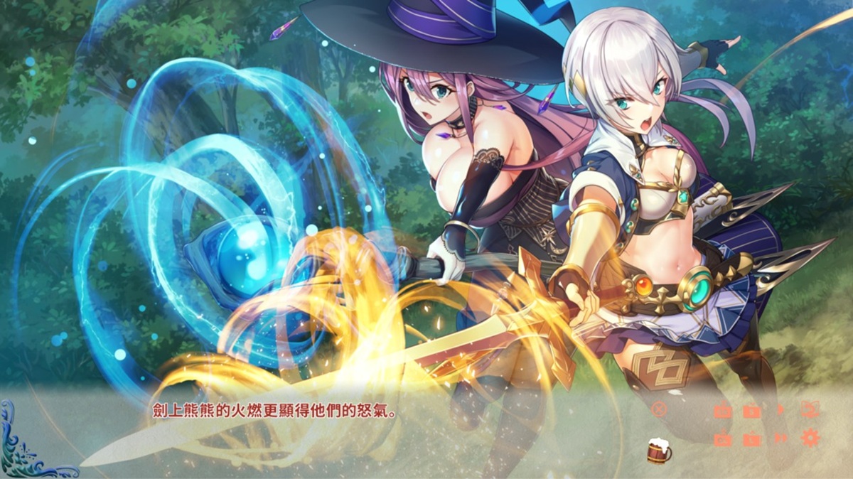 二部曲有着全系列最热血的战斗剧情(虽然全程 CG 都是静态的)