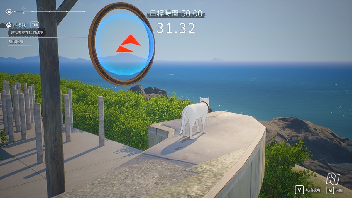 有个猫猫跑酷的竞速玩法,不过游戏中只出现一次