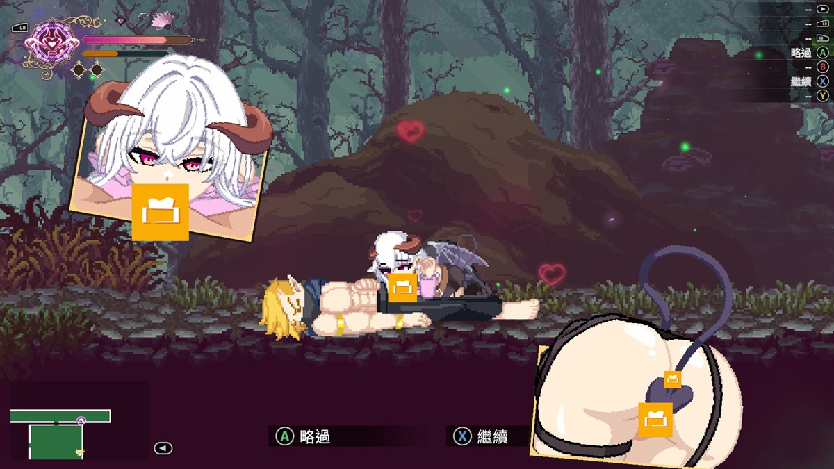 一边帮精灵刺客口交,一边用魅魔尾巴爱抚自己