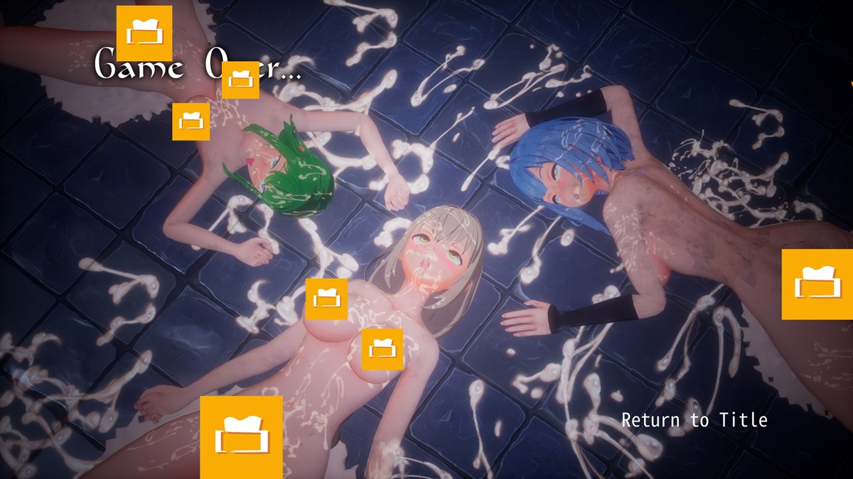 团队被全灭的 Game Over 画面