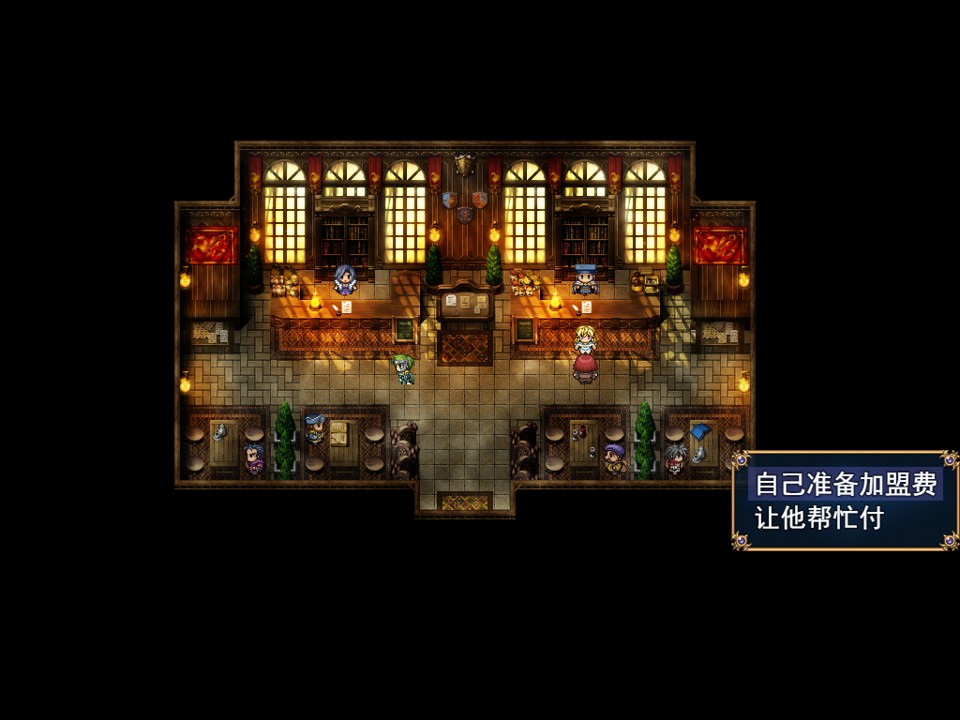 选项一将进入 A 路线,选项二则会进行 B 路线与 C 路线的选择
