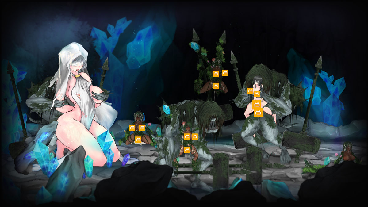 于祈祷少女战败后的场景